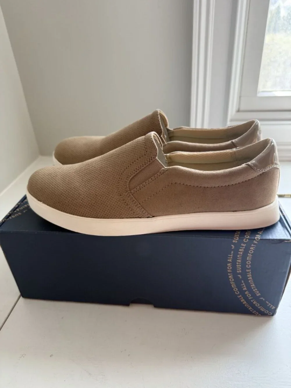 NWB Dr. Scholl's Madison Cloud Slip On Sneaker Brown Women's Size US 10 $80 [jb] - Picture 10 of 16